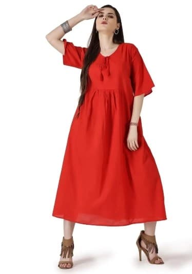 01148 Платье с карманами, размер 44-46, хлопок, цвет в ассортименте