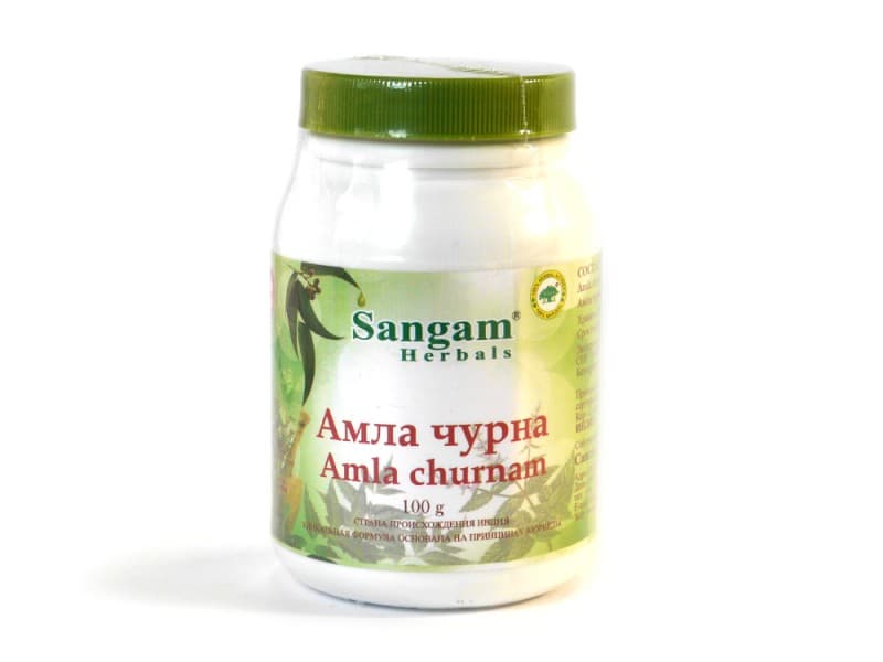 Amla Churnam Sangam Herbals 100 гр - Амла в порошке Сангам Хербалс