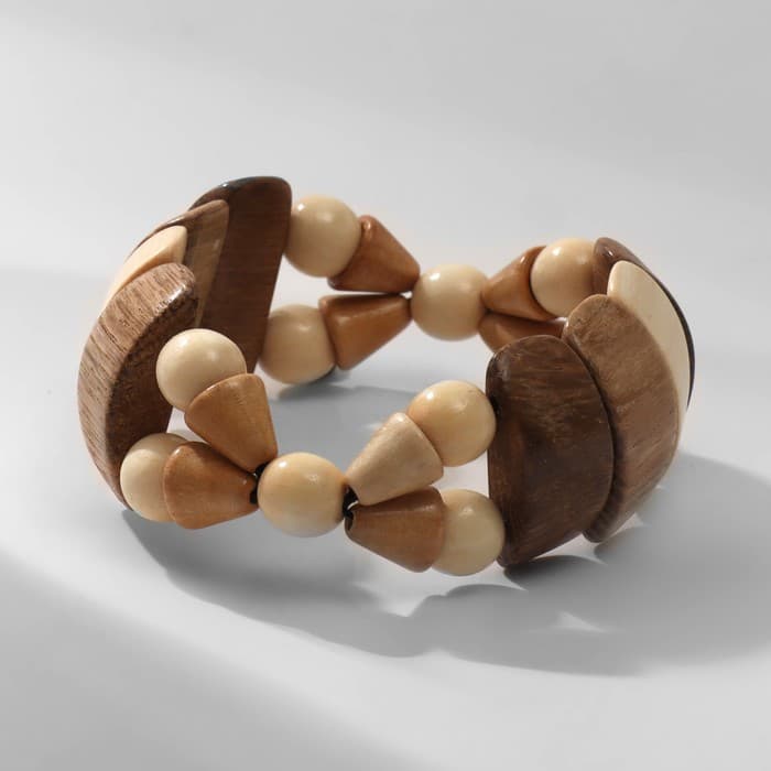 02348 Браслет h-3 см, ясень/черешня/абрикос