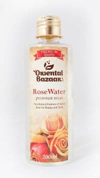 Розовая вода пищевая "Oriental Bazaar" 200 мл - Rose Water